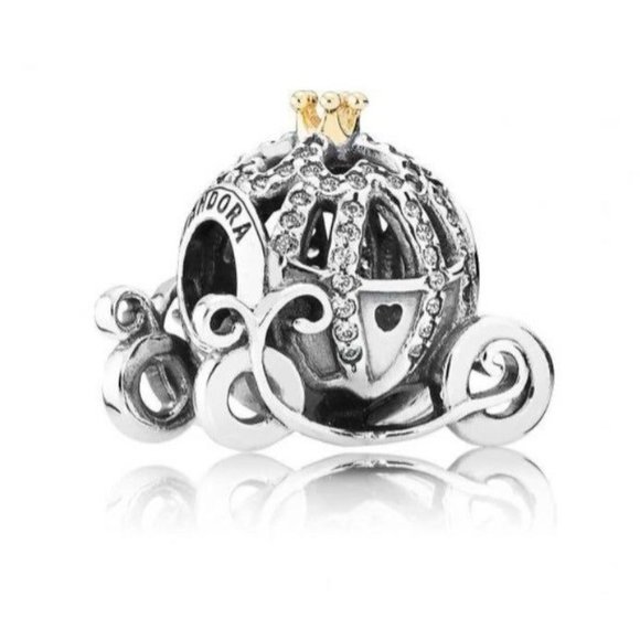New Pandora Disney Cinderella's Pumpkin Carriage Charm - Picture 1 of 5